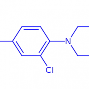 3-Chloro-4-piperazinobenzoic Acid