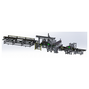 CLW-7000 automatic stamping production line of photovoltaic frame