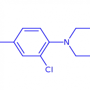 3-Chloro-4-piperazinobenzoic Acid