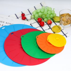 Silicone lids for pots and pans, 5 pack universal silicone food lids