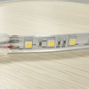 5050 Warm White LED Flexible Strip. Optional length. Customizable. Can be decorated on any product.