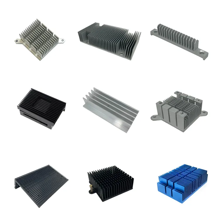 CNC machining extruded heatsink
