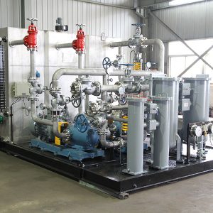 Compressor lubrication hydraulic system