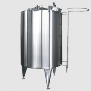 Single-layer vertical storage tank