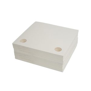 Plate and frame filter paper