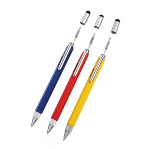 6-in-1 Multifunction Tech Tool Pen Ballpoint Pen