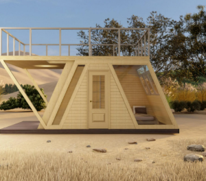 Luxury Triangle Wood Houses
