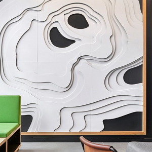 Carving PET Felt Acoustic Panels