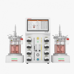 F3G-5BGW-2 2x5L Bottom-Magnetic Stirred glass bioreactor