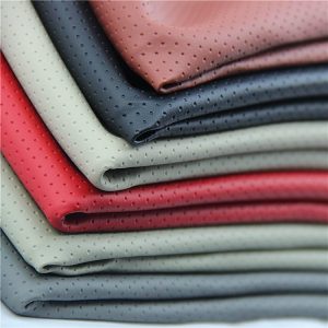 DA129 Soft PVC Fine-Punched Pattern Artificial Leather for Bags
