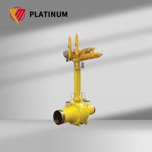 Fully welded ball valve