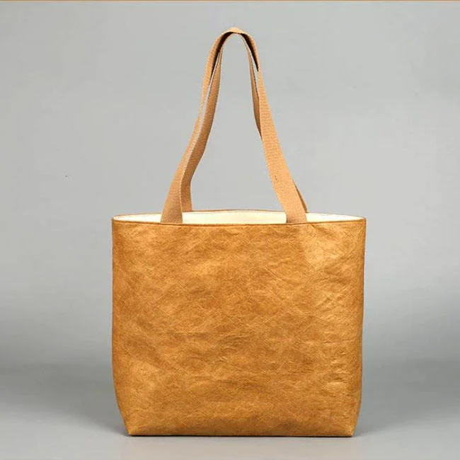 Custom Tyvek Shopping Bags with Printed Branding for Retail and Promotional Use