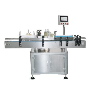 Wrap around labeling machine